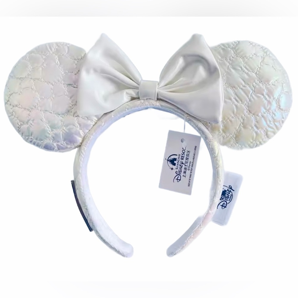 Disney Loungefly Bridal Wristlet & Themed Minnie Mouse ears Headband Set - Picture 3 of 6